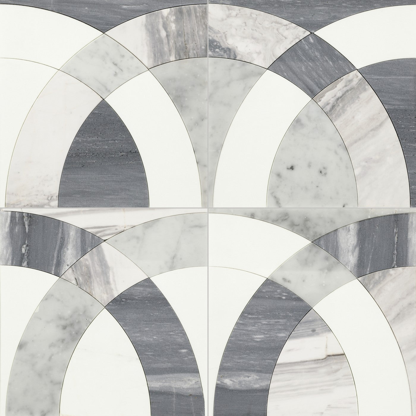 Daltile Eclessia Marble Volakas Blend marble mosaic
