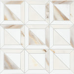 Daltile Gamma Bella Blend marble mosaic