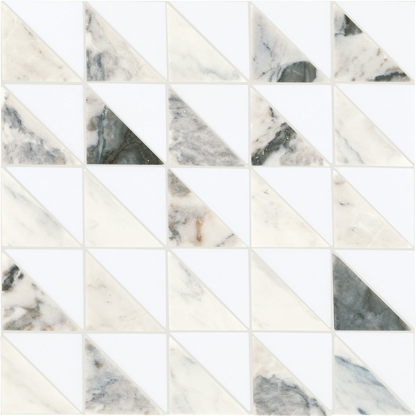 Daltile Gamma Illusive Blend marble mosaic