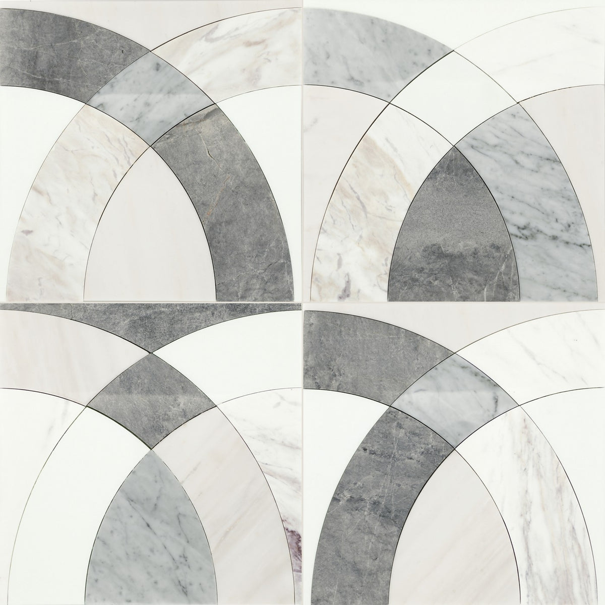 Daltile Eclessia Marble Pacifica Blend marble mosaic