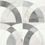 Daltile Eclessia Marble Pacifica Blend marble mosaic
