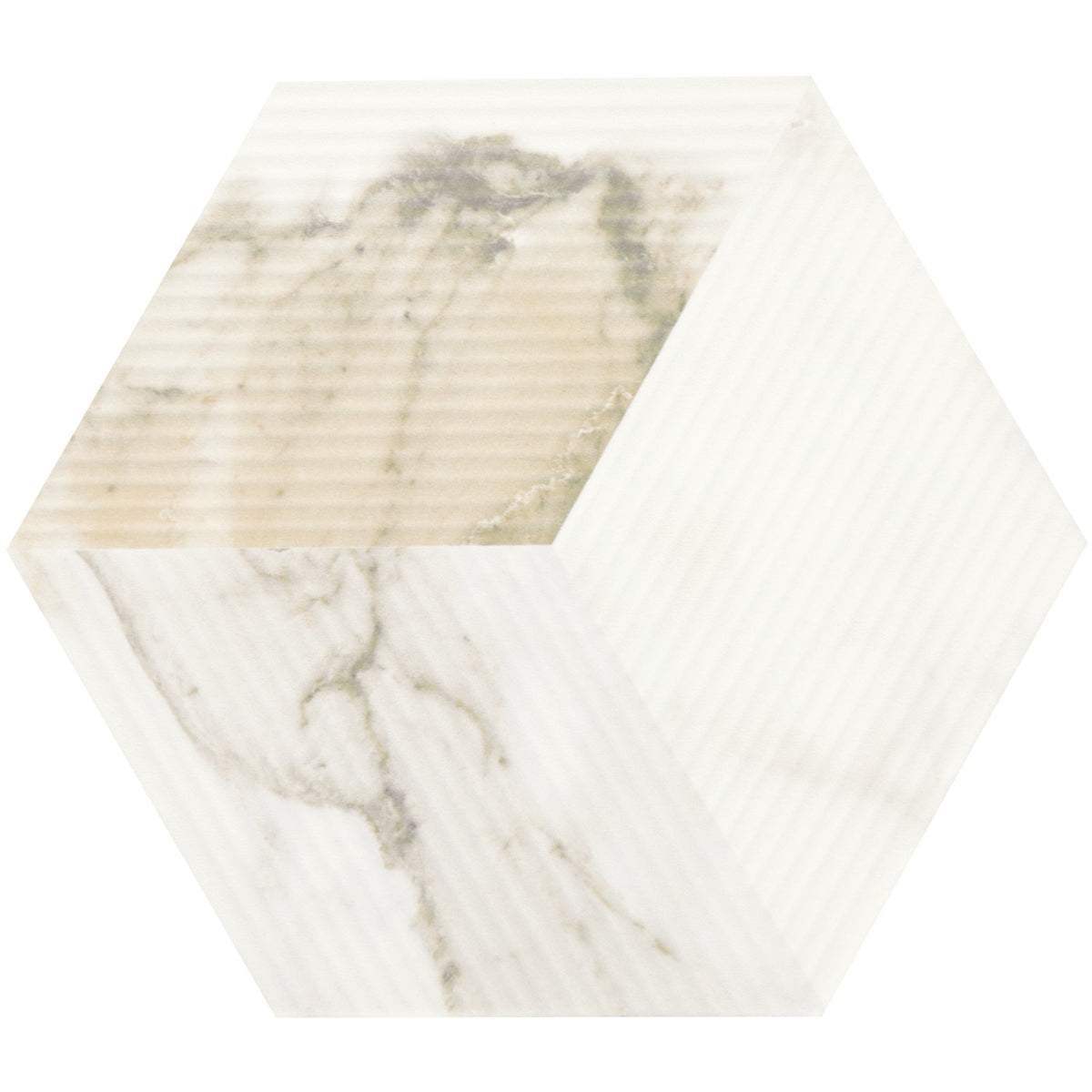 Daltile Divinium Nova glazed porcelain hexagon tile