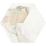 Daltile Divinium Nova glazed porcelain hexagon tile