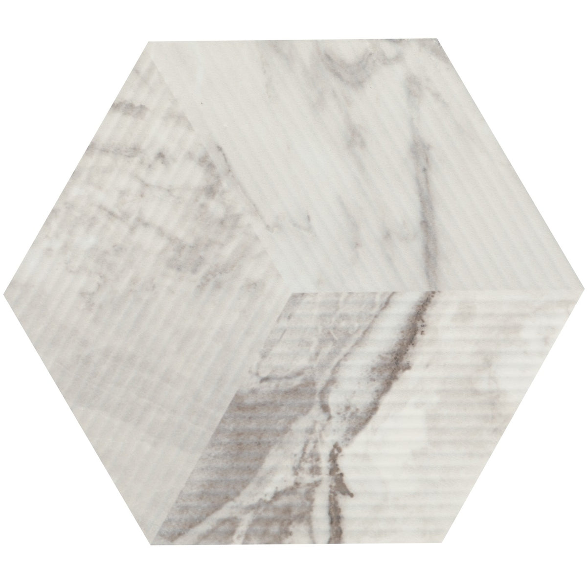 Daltile Divinium Zion glazed porcelain hexagon tile