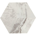 Daltile Divinium Zion glazed porcelain hexagon tile