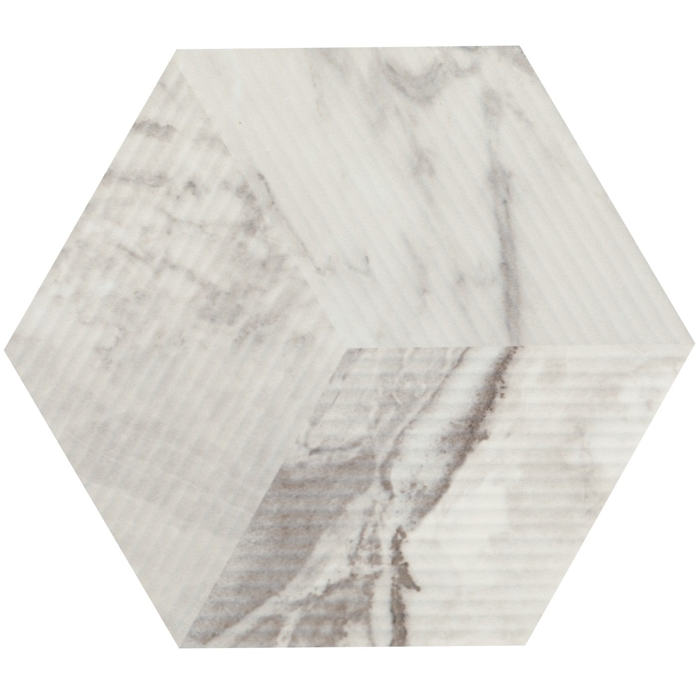 Daltile Divinium Zion glazed porcelain hexagon tile