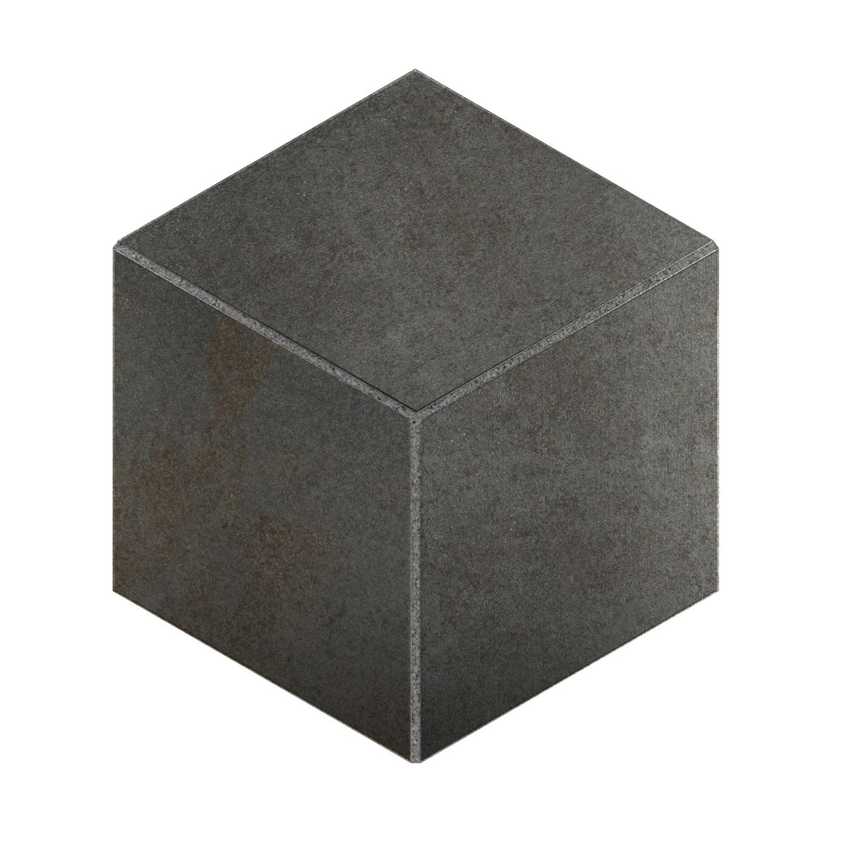 Daltile Emergent Iron 3D Cube porcelain mosaic