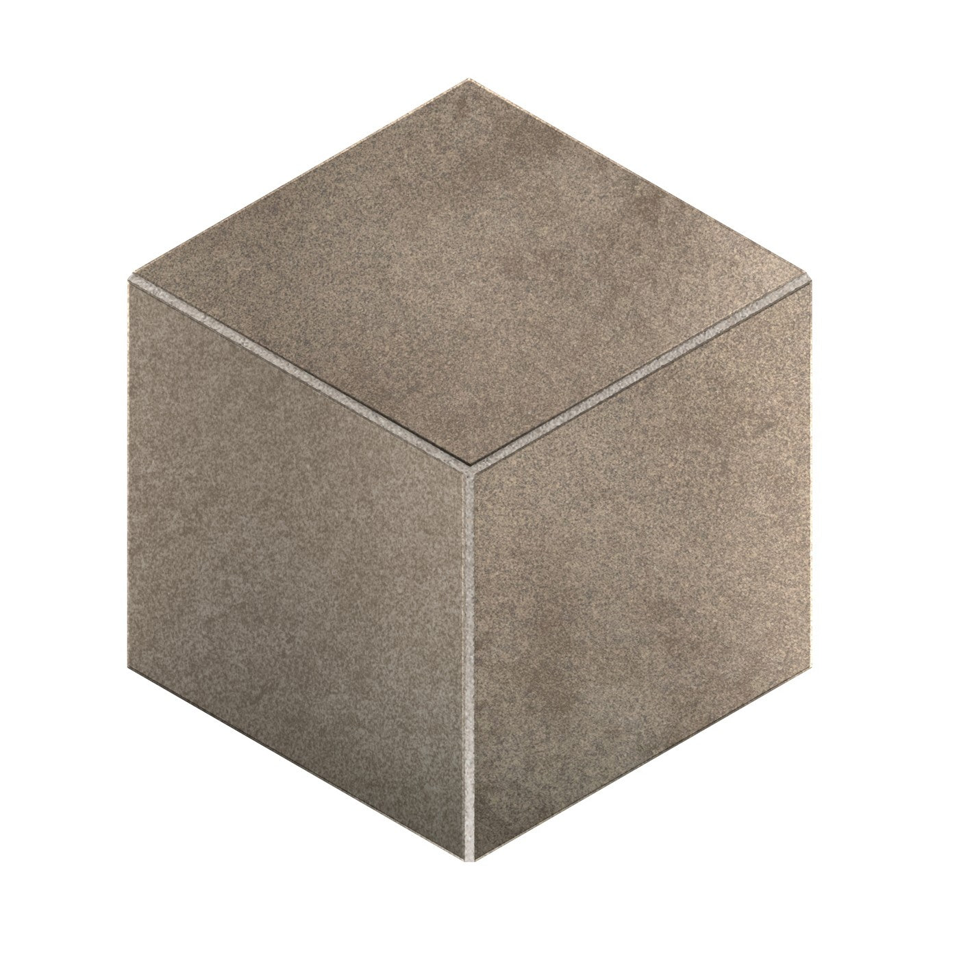 Daltile Emergent Pewter 3D Cube porcelain mosaic