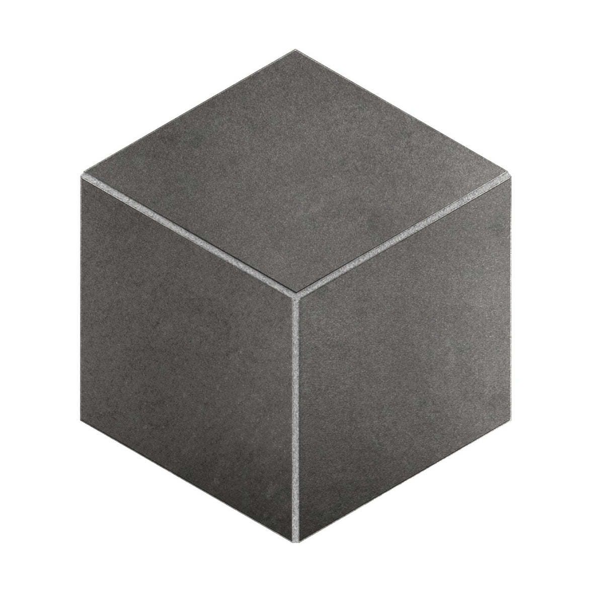 Daltile Emergent Titanium 3D Cube porcelain mosaic