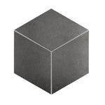 Daltile Emergent Titanium 3D Cube porcelain mosaic
