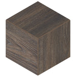 Daltile Emerson Wood Brazilian Walnut 3D Cube wood-look porcelain mosaic