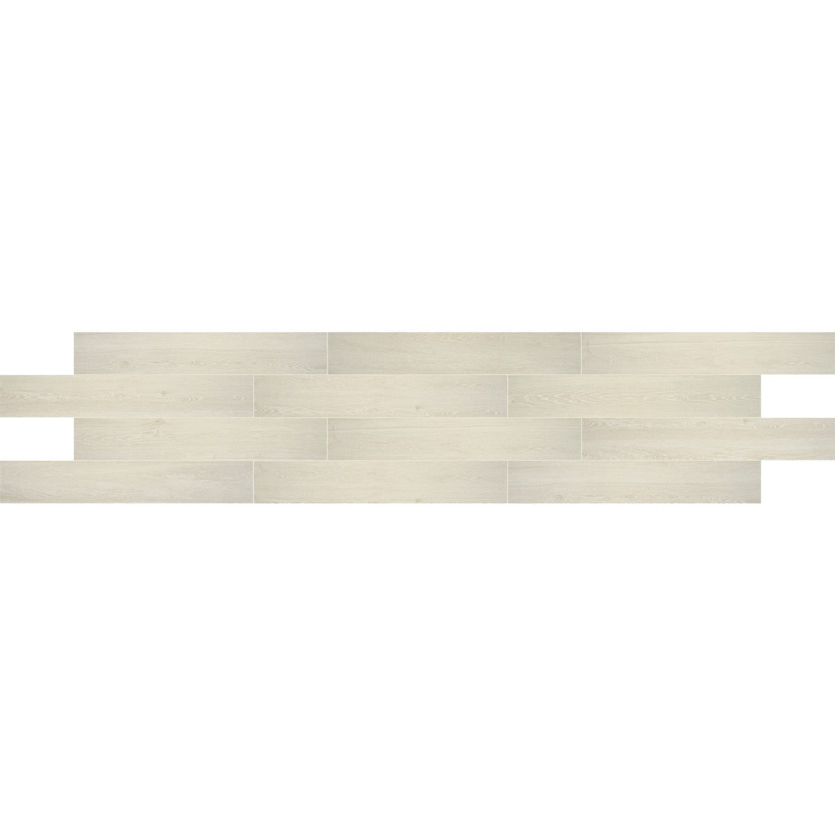 Daltile Emerson Wood Ash White wood-look porcelain plank