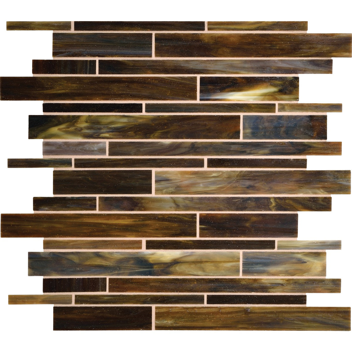 Daltile Serenade Indie random linear glass mosaic
