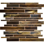 Daltile Serenade Indie random linear glass mosaic