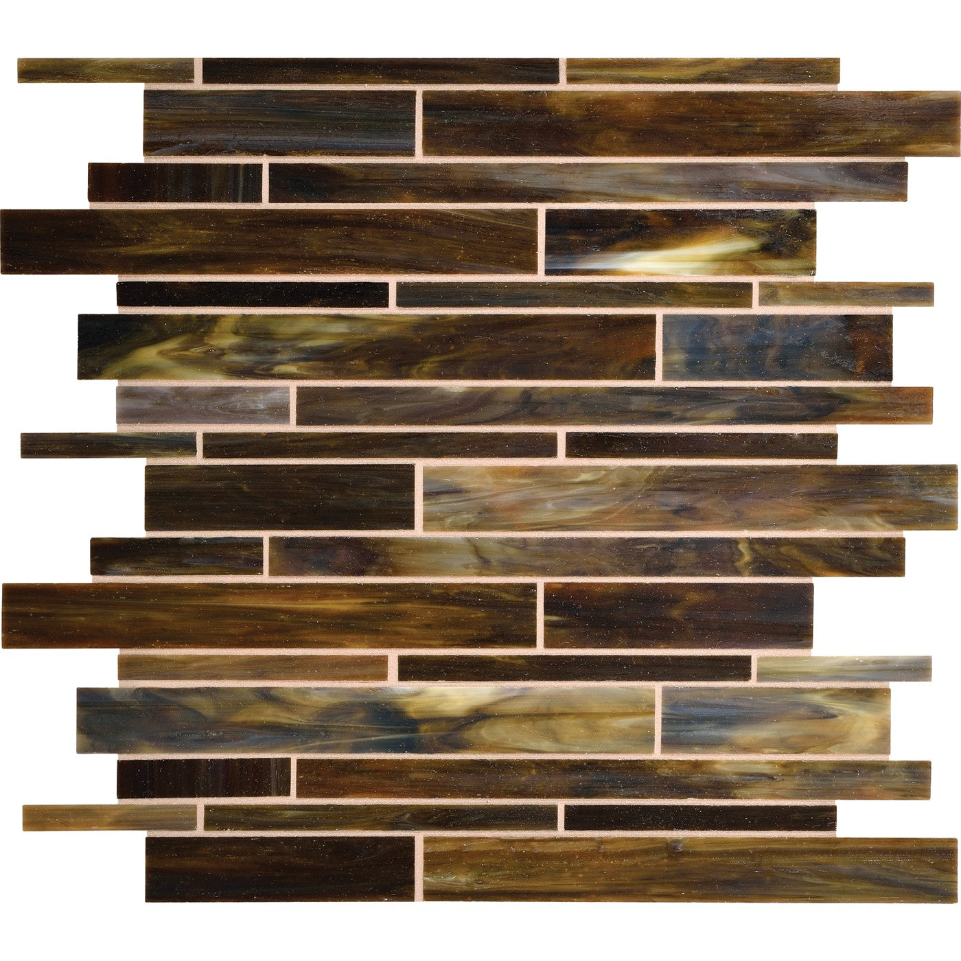 Daltile Serenade Indie random linear glass mosaic