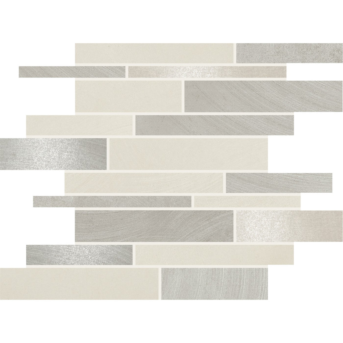 Daltile Ironcraft Phosphor Grey Blend mosaic