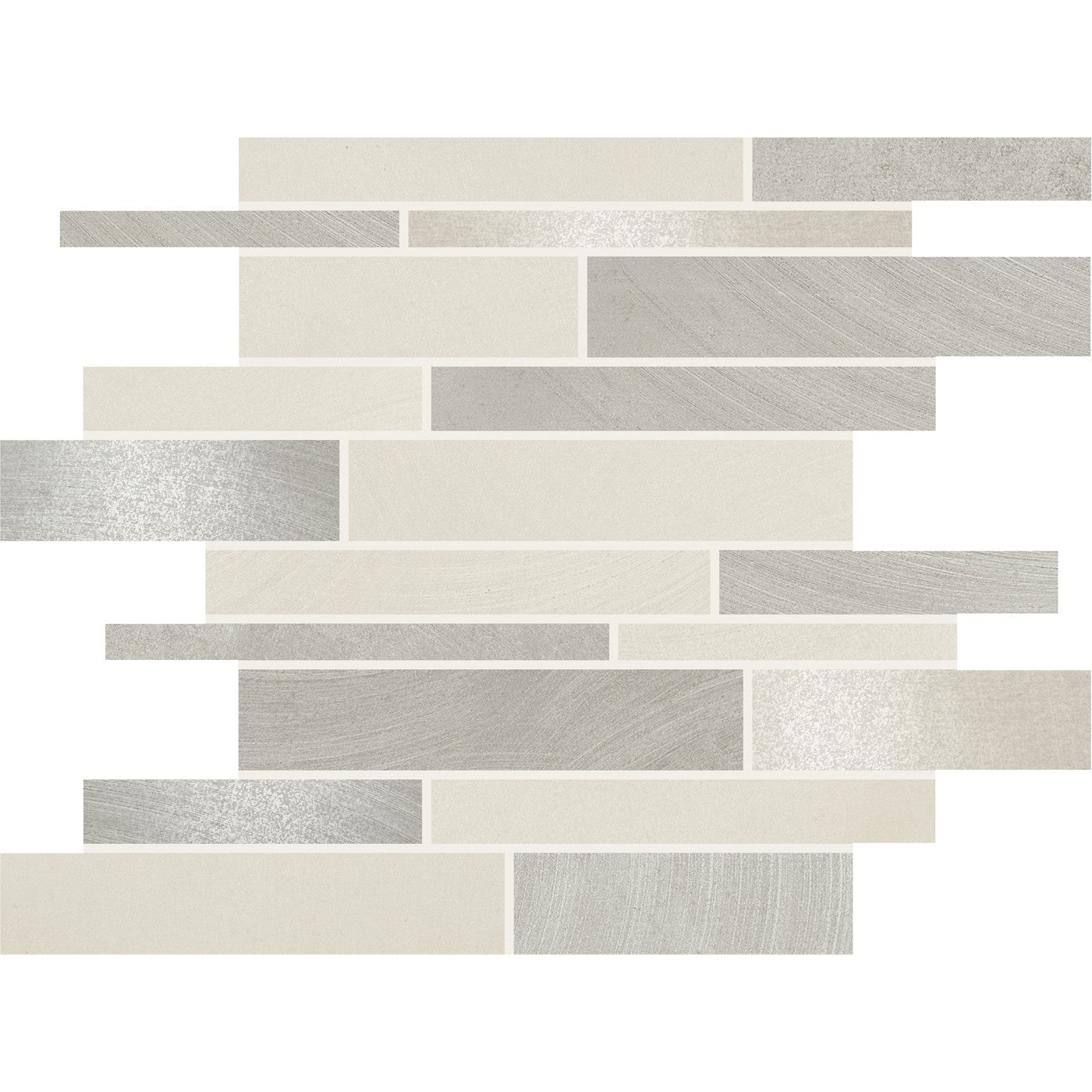 Daltile Ironcraft Phosphor Grey Blend mosaic
