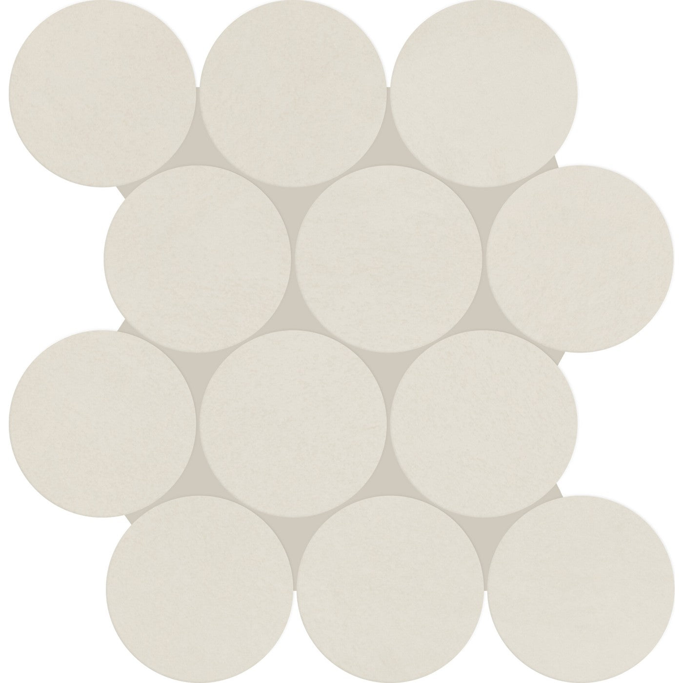 Daltile Indoterra White Desert 4-inch mosaic