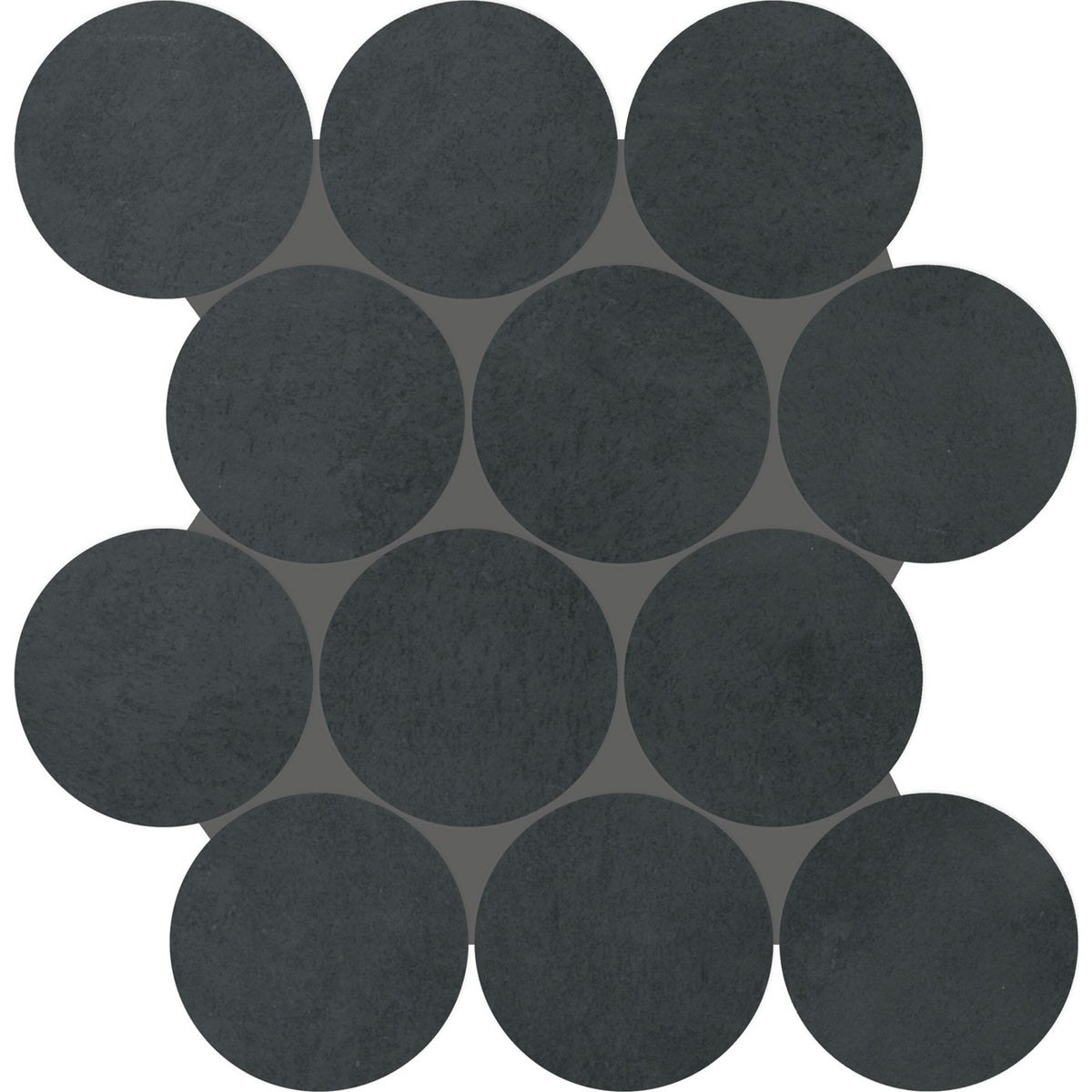 Daltile Indoterra Volcanic Ash 4-inch mosaic