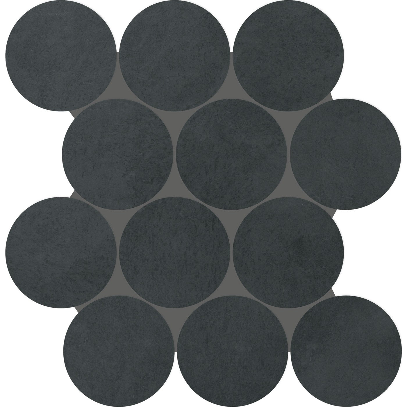 Daltile Indoterra Volcanic Ash 4-inch mosaic