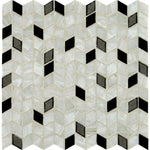 Daltile Interstellar glass mosaic in Moonlight