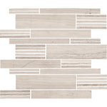 Daltile Minute Mosaix Chenille White groutless stone mosaic