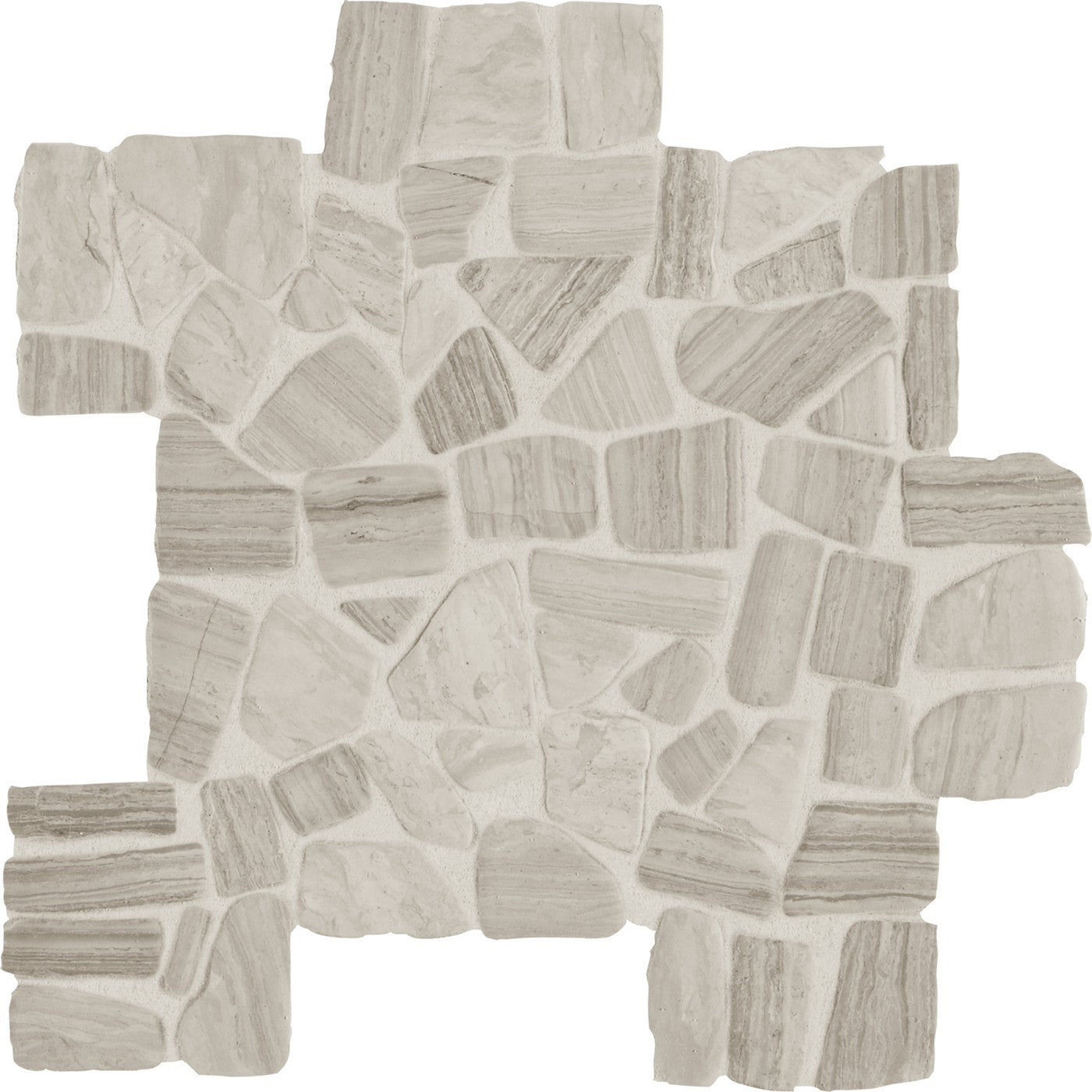 Daltile Decorative Accents Chenille White mosaic