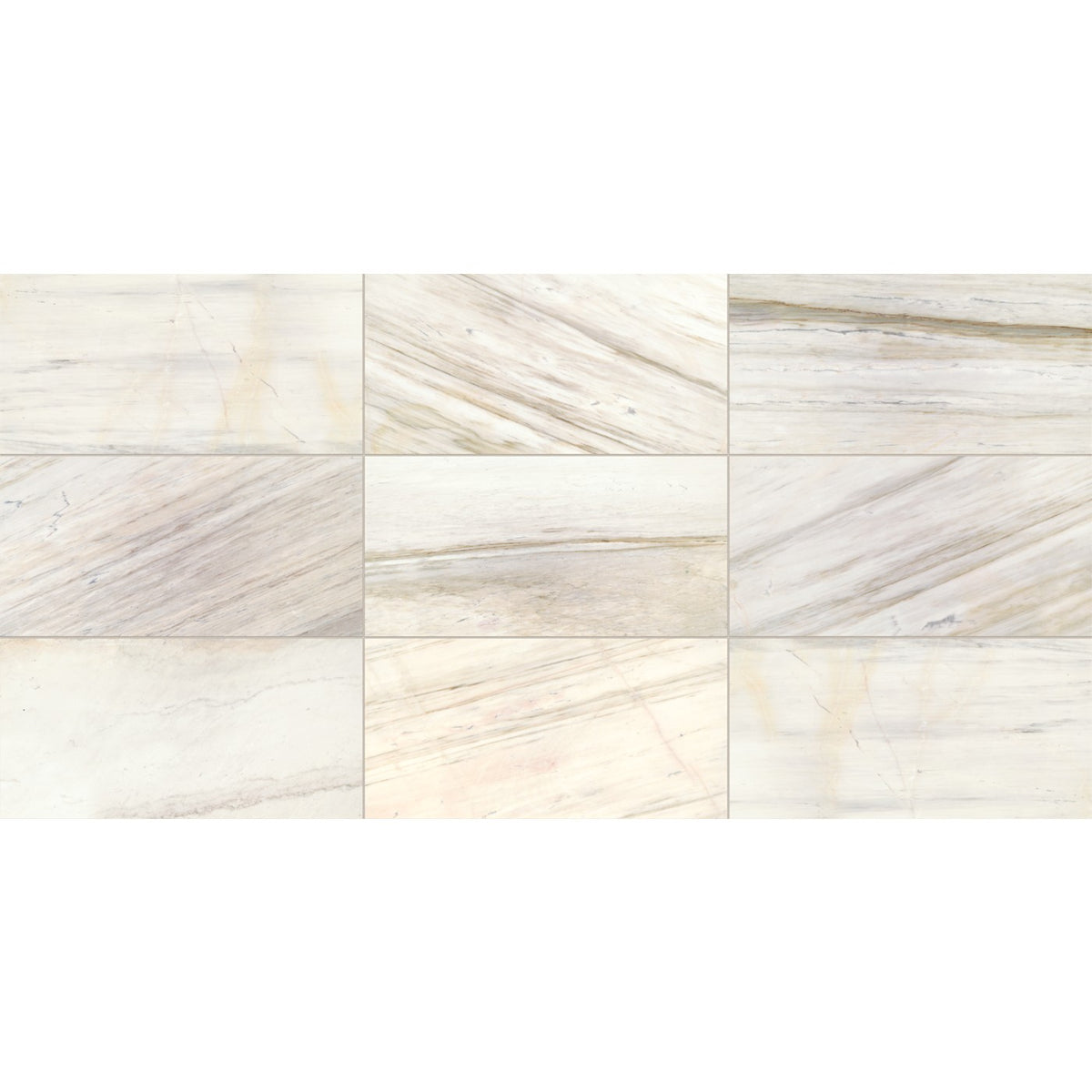 Daltile Fonte Pier White natural stone tile 12x24