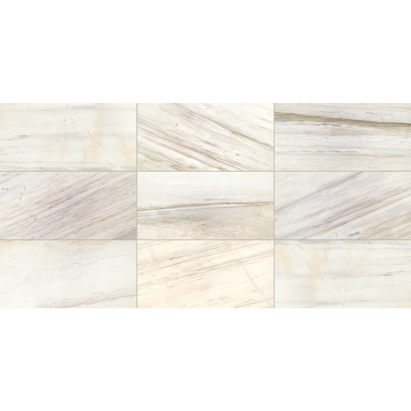 Daltile Fonte Pier White natural stone tile 12x24