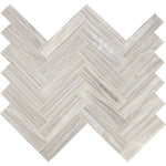 Daltile Fonte Nautical Grey herringbone mosaic
