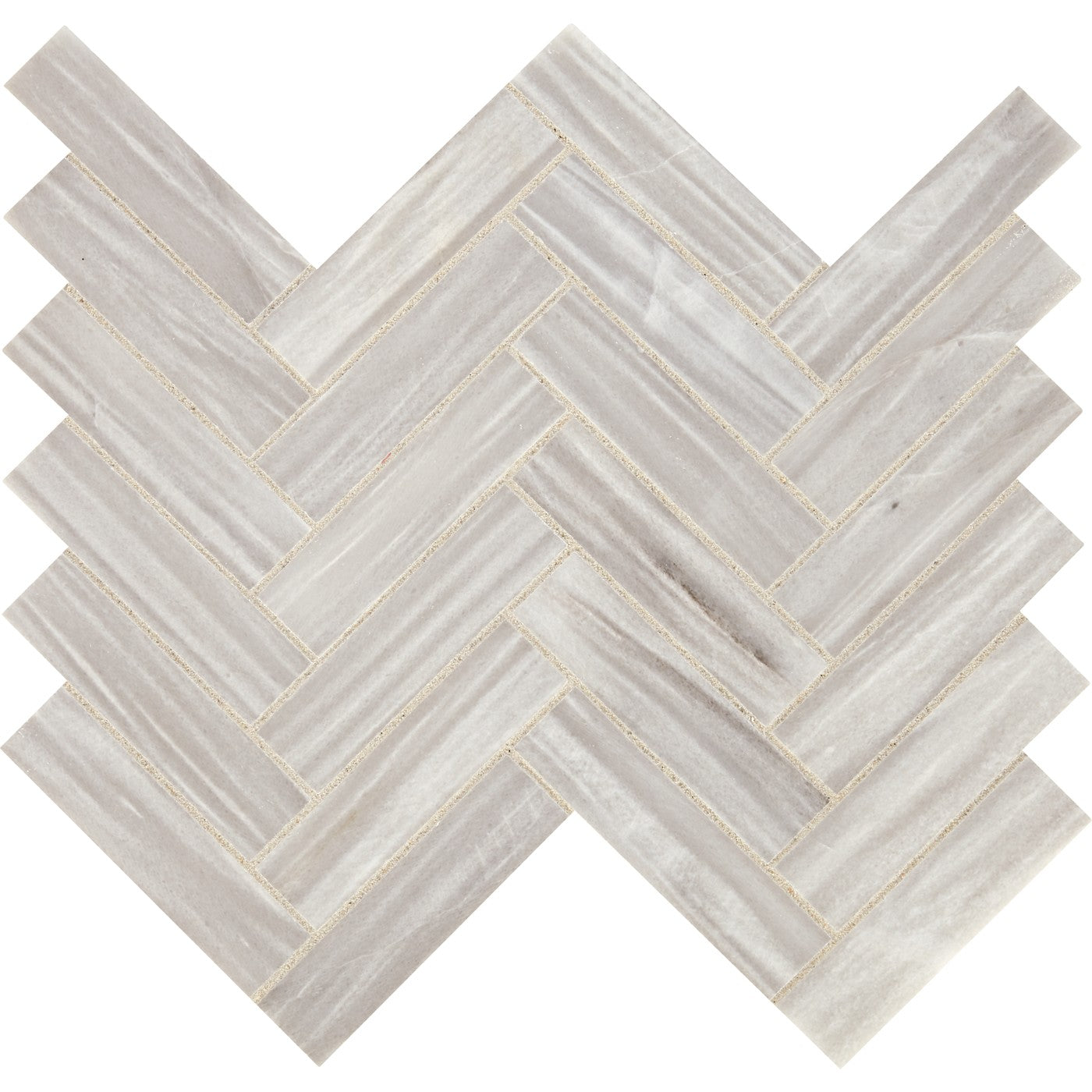 Daltile Fonte Nautical Grey herringbone mosaic