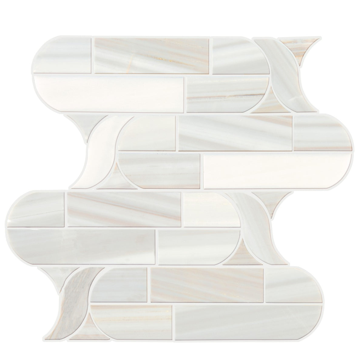Pietra Divina Calacatta Dolomiti marble mosaic
