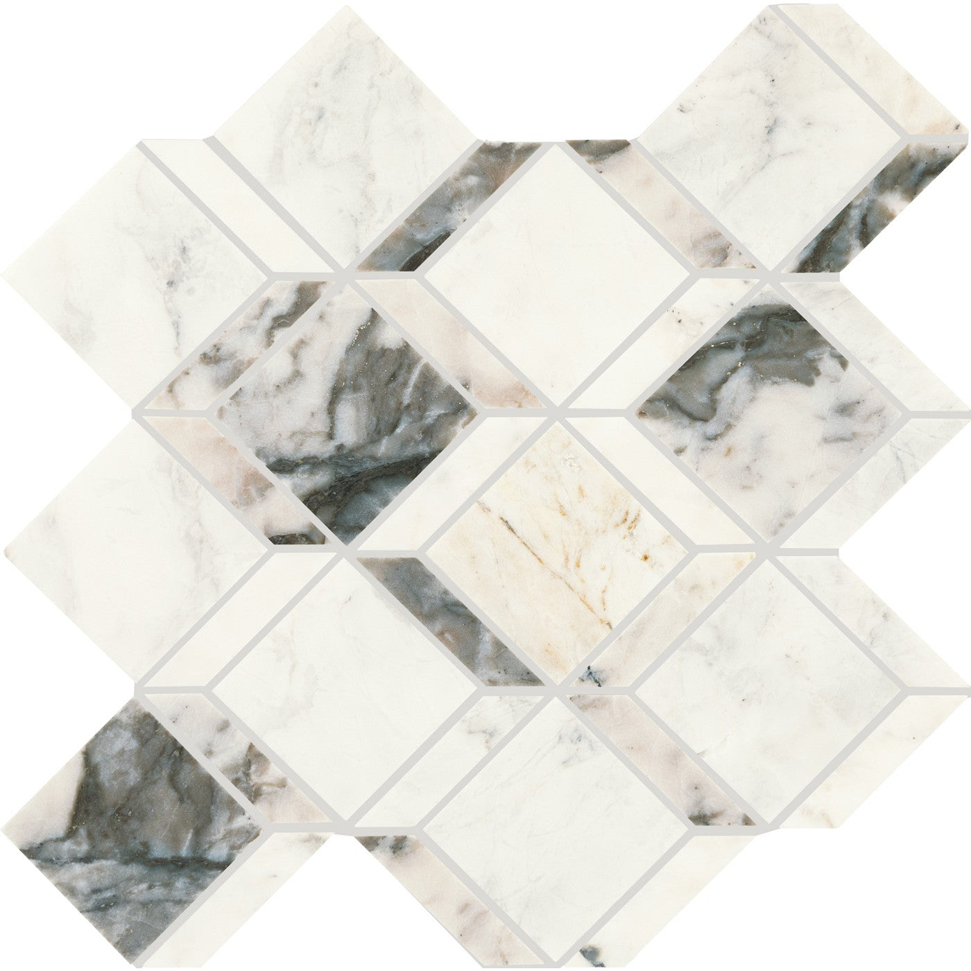 Daltile Gamma Illusive marble mosaic