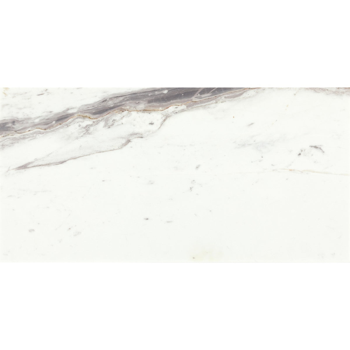 Daltile Eclessia Marble Volakas 12x24 polished marble tile