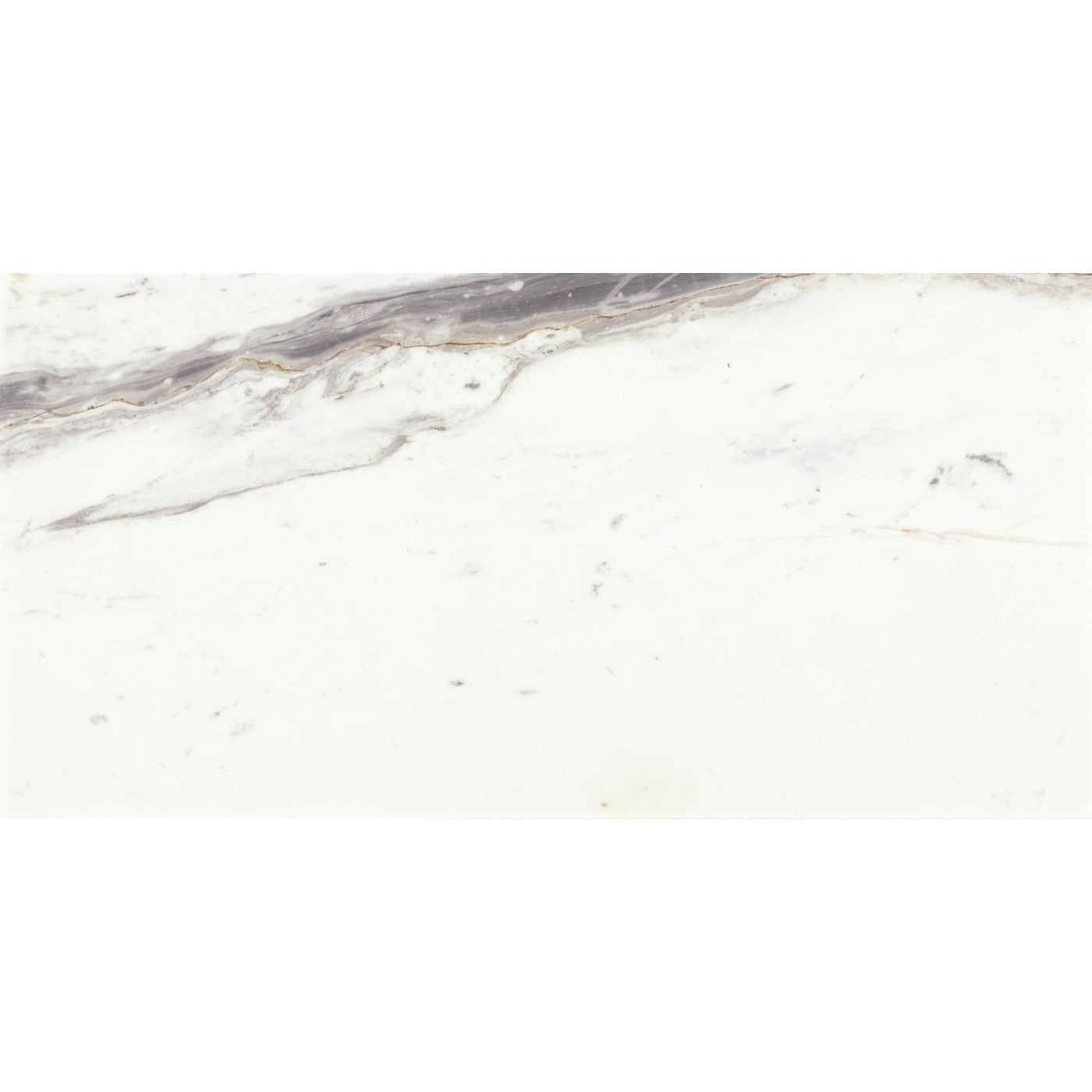 Daltile Eclessia Marble Volakas 12x24 polished marble tile