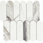 Daltile Eclessia Marble Volakas marble mosaic