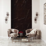 Daltile Marble Attaché Nero — room scene