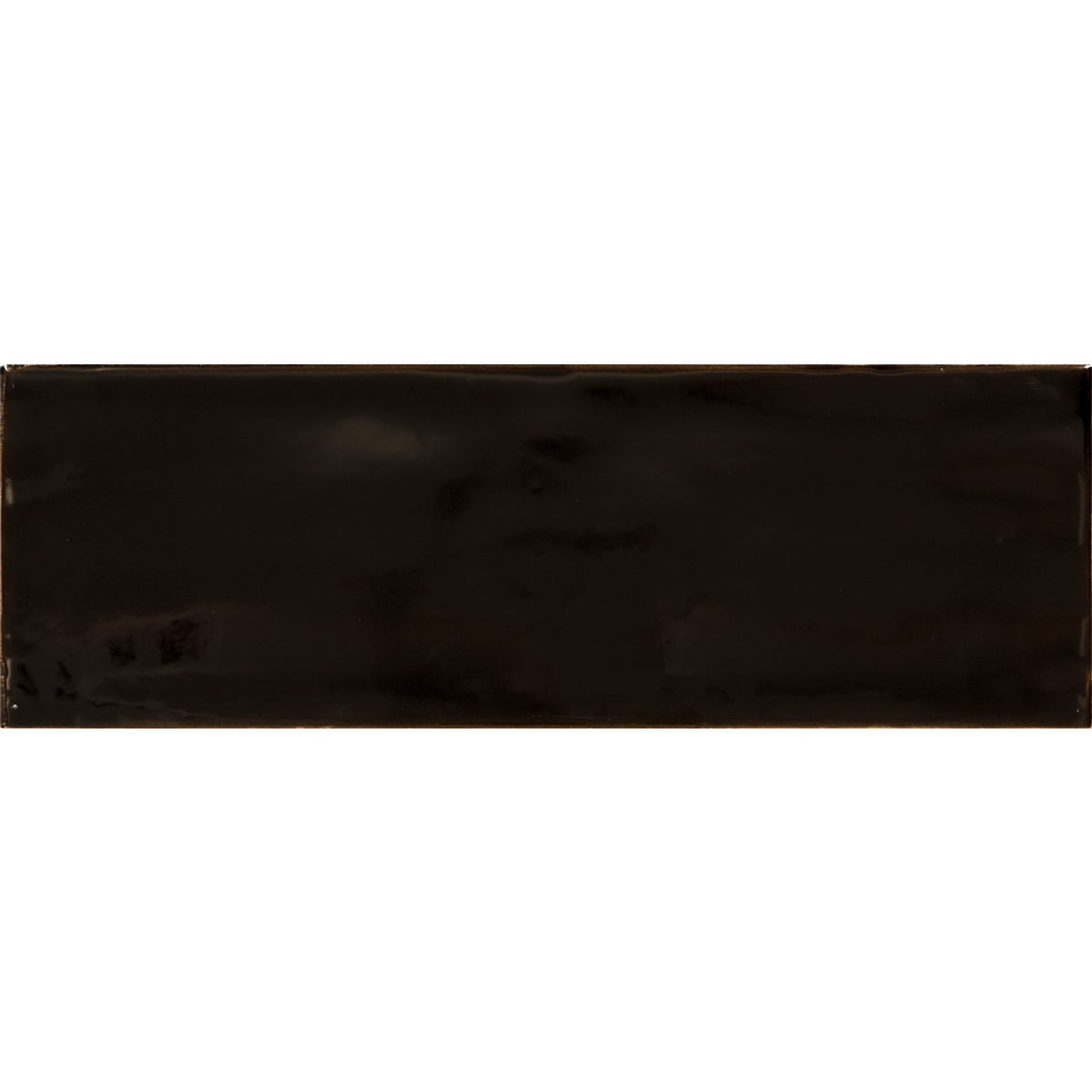 Nu Bare Ebony glossy ceramic wall tile