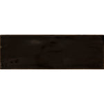 Nu Bare Ebony glossy ceramic wall tile