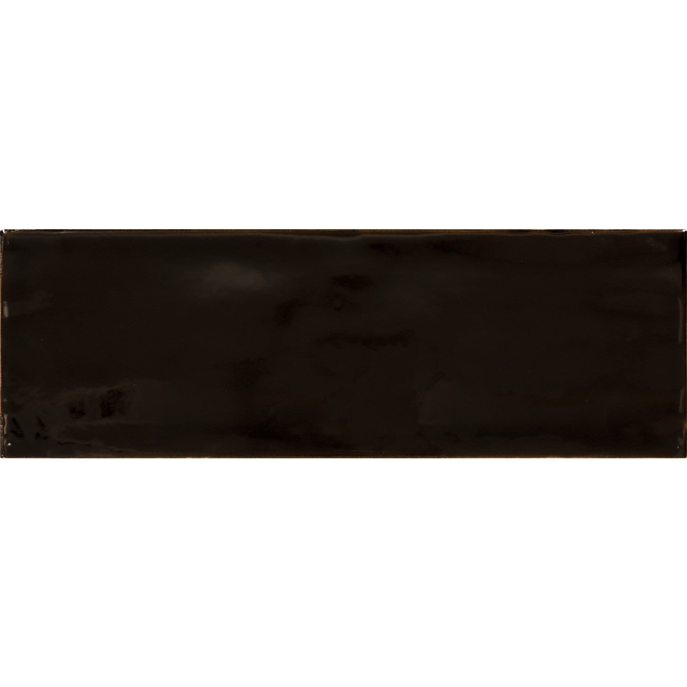 Nu Bare Ebony glossy ceramic wall tile