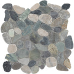 Daltile Pebble Oasis Coastal (PB22) natural stone pebble mosaic