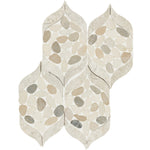 Daltile Pebble Oasis Seashell (PB28) natural stone pebble mosaic