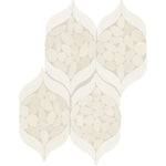 Daltile Pebble Oasis Icicle (PB31) natural stone pebble mosaic