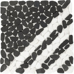 Daltile Pebble Oasis Stark (PB35) natural stone pebble mosaic