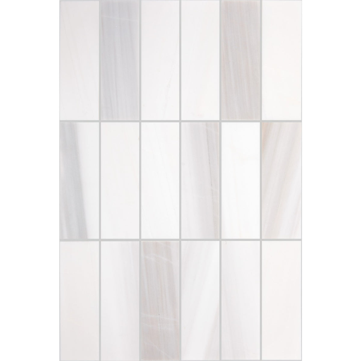 Perfit Mosaix Calacatta Dolomiti 2x6 marble mosaic