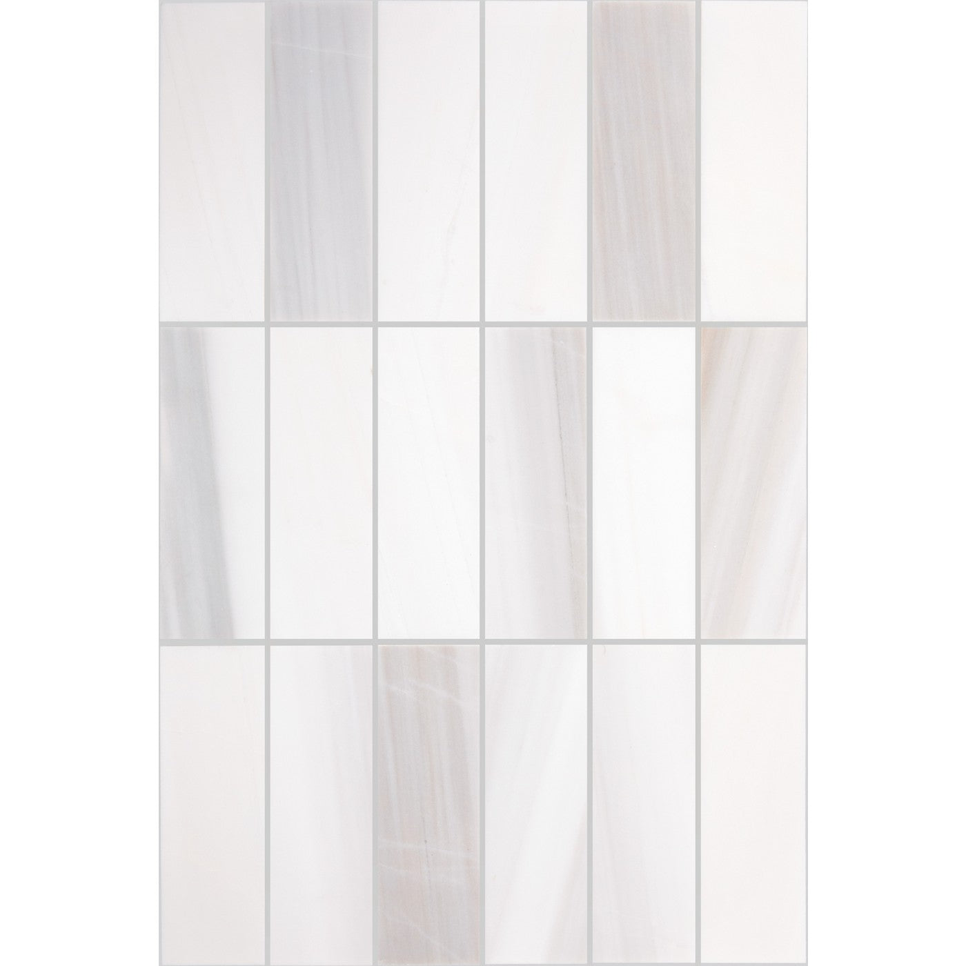 Perfit Mosaix Calacatta Dolomiti 2x6 marble mosaic