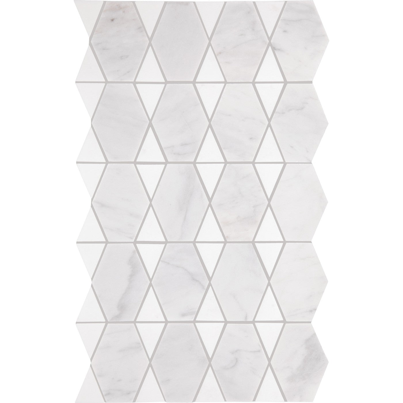 Perfit Mosaix Saran White & Thassos Reverse marble mosaic
