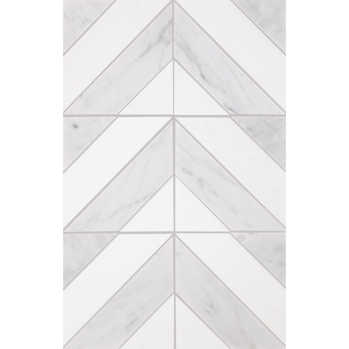 Perfit Mosaix Saran White & Thassos Dash marble mosaic