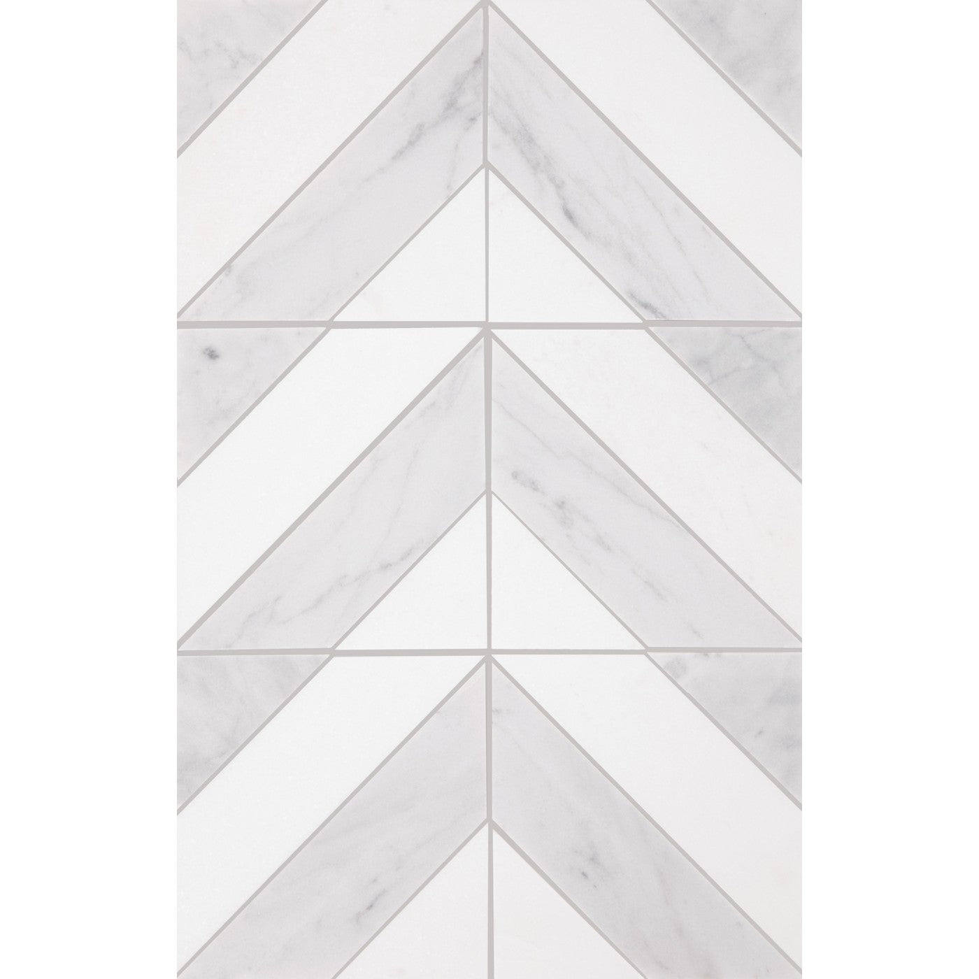 Perfit Mosaix Saran White & Thassos Dash marble mosaic
