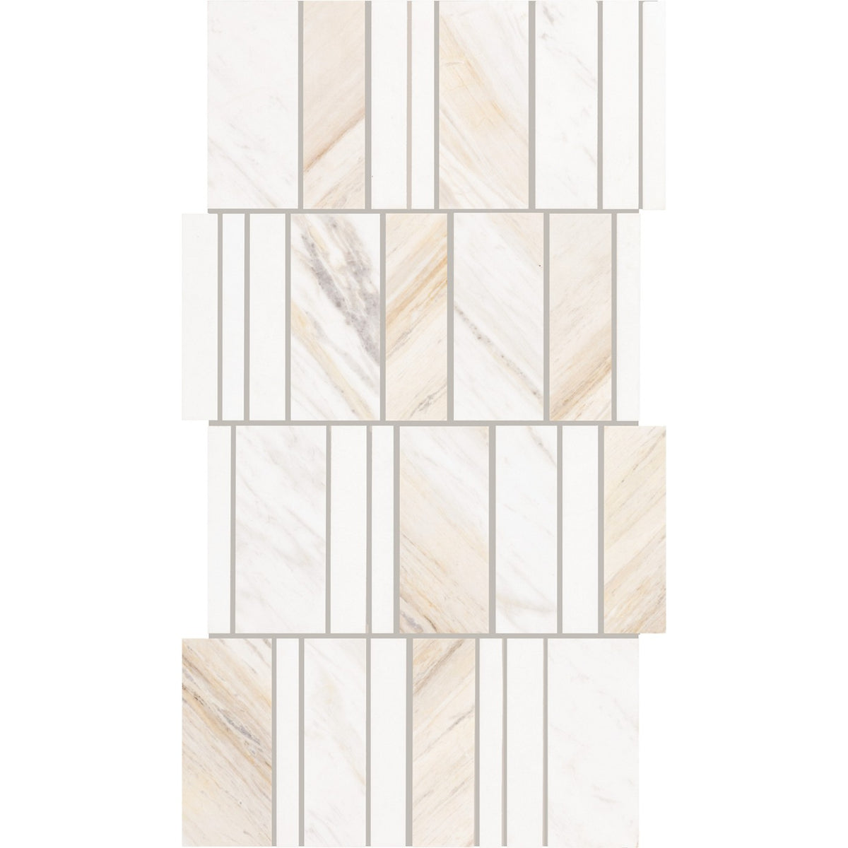 Perfit Mosaix Namaste & Thassos Random marble mosaic